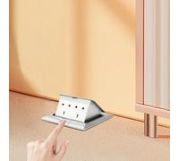 Desnysmf Pop-up 2 Built-in Ground Socket Floor Electrical Ground Outlet Box Kit (220V-250V) 5.7 * 5.7in UK Standard for Mobile Phone, Computer, Household Appliances,Electronic Devices High Safety
