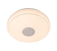 Desnysmf Smart LED Ceiling Light with Remote & APP Control, 33-inch RGB Color Changing, 256 Colors, Dimmable, Music Sync, for Bedroom Living Room Kitchen, 33 * 5.5cm(D*H)