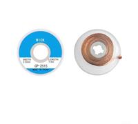 Desoldering Braid Tape 1.5m - Solder Remover Wire for PCB Repair Compatible Having Soldering Irons 1.from 0 to 4.0mm Width Options Pure Copper Desolde (2.5mm)