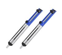 Desoldering Pump 2 Pack, Manual Solder Sucker Remover Tool with Heat-Resistant Tip, High Vacuum Suction for Efficient PCB Repair, Essential Soldering Iron Accessories