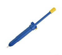 Desoldering Pump Suction Tool, 330mm Long Spring-Loaded Vacuum Sucker for Solder Removal, ABS + Metal Construction, Blue