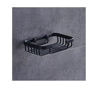 Soap Holder Bar Holder Grid Tray Soap Saver Wall Mounted Soap Dish Shower Wire Soap Basket Accessories Black bathroom accessories