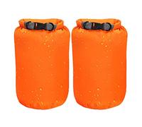 Desoto 2 Pcs Dry Bags Lightweight Dry Sacks Waterproof 10L/20L/40L/70L Floating Bag Drifting Bag Ultimate Dry Sack for Outdoor Hiking Fishing Water Sports(10L Orange)