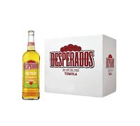 Desperados Beer Lager Blonde, Gold Liquor Tequila 5.9% Glass Bottle 12x650 ml (packaging may vary)