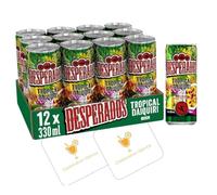 Desperados Tropical Daiquiri Beer | 12 x 330ml Cans + 2 Celebration Spirits Beer Mats