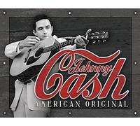 Desperate Enterprises American Original - Johnny Cash Tin Sign - Nostalgic Vintage Metal Wall Decor - Made in USA