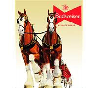 Desperate Enterprises Budweiser Clydesdale Team Tin Sign, 12.5" W x 16" H