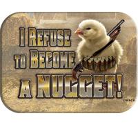 Desperate Enterprises Chicken Nugget Refusal Refrigerator Magnet - Funny Magnets for Office, Home & School - Made in The USA