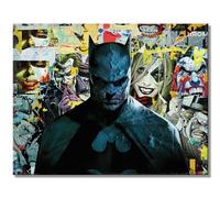 Desperate Enterprises DC Comics - Batman Collage Tin Sign - Nostalgic Vintage Metal Signs - Made in the USA