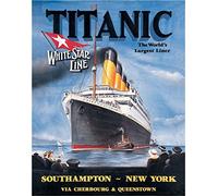 Desperate Enterprises Metal sign - Titanic (White Star)