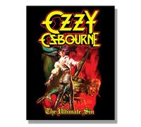 Desperate Enterprises Ozzy Osbourne Ultimate Sin Tin Sign - Rock Band Posters - Nostalgic Vintage Metal Wall Art - Made in the USA