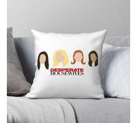 Desperate Housewives Square Pillowcase Polyester Linen Velvet Pattern Zip Decorative Pillow Case Sofa Seater Cushion Cover