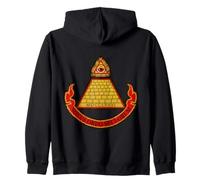 Desperately Seeking Susan's Illuminati Freemason Pyramid Eye Zip Hoodie