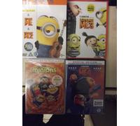 Despicable Me 1,2,3 & 4.PLUS BOTH MINION FILMS ALL SEALED READ BELOW.