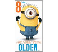 Despicable Me 2 Age 8 Birthday Card