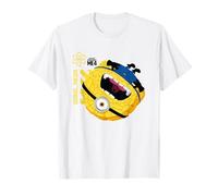 Despicable Me 4 Stuart Cracked Going Mega Big Chest Poster T-Shirt