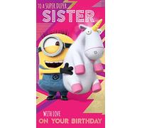 Despicable Me "Awesome Time" Sister Birthday Card