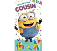 DESPICABLE ME BIRTHDAY CARD COUSIN, TO AN AWESOME COUSIN CARD DESPICABLE ME