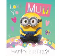 DESPICABLE ME BIRTHDAY CARD FOR MUM MINIONS MUM BIRTHDAY CARD