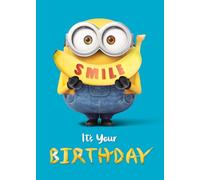 DESPICABLE ME BIRTHDAY CARD 'Smile it's your Birthday'