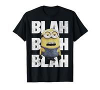 Despicable Me Blah Blah Blah Bored Minion Movie Graphic T-Shirt
