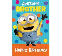 despicable me, brother, birthday card