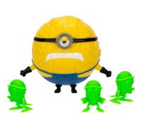 MINIONS Despicable Me 4 Crash & Roll Mega Jerry Action Figure | Jerry Turns Into A Ball To Roll And Crash Into Roaches | Collect All 5 | All With A Different Play Feature And Accessories