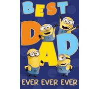 Despicable Me Dad Birthday Card, Fun Minions Birthday Card for Dad