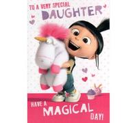 DESPICABLE ME Daughter Birthday Card, Card for Daughter, Birthday Card