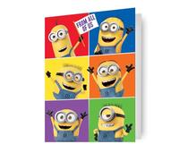 despicable me, from all of us, birthday card