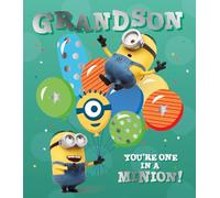 despicable me, grandson, birthday card