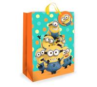 Despicable Me Medium Gift Bag, Minions Birthday Occasion Gift Bag, Funny Cartoon Design