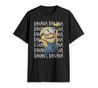 Despicable Me Men's 16mins274wb T-Shirt, Black, S