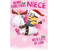 despicable me merry christmas niece christmas card minion