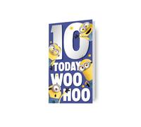 Despicable Me Minions 10th Birthday Card