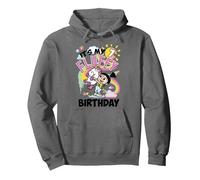 Despicable Me Minions Agnes It's My 7th Fluffy Birthday Pullover Hoodie, Adult Unisex, Asphalt Grey, X-Large
