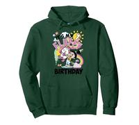 Despicable Me Minions Agnes It's My 7th Fluffy Birthday Pullover Hoodie, Adult Unisex, Dark Green, Small