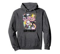 Despicable Me Minions Agnes It's My 7th Fluffy Birthday Pullover Hoodie, Adult Unisex, Dark Heather Grey, Medium