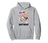 Despicable Me Minions Agnes It's My 7th Fluffy Birthday Pullover Hoodie, Adult Unisex, Heather Grey, X-Large