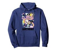Despicable Me Minions Agnes It's My 7th Fluffy Birthday Pullover Hoodie, Adult Unisex, Navy Blue, X-Large