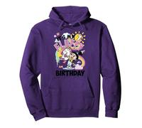 Despicable Me Minions Agnes It's My 7th Fluffy Birthday Pullover Hoodie, Adult Unisex, Purple, Small