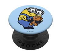 Despicable Me Minions Bob Holding Teddy Bear PopSockets Adhesive PopGrip