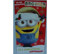 Despicable Me Minions Brother Christmas Card by Despicable Me