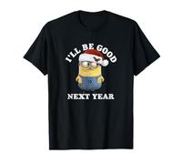 Despicable Me Minions Dave Christmas I'll Be Good Next Year T-Shirt