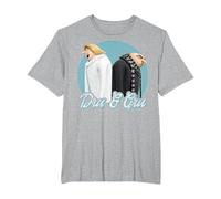 Despicable Me Minions Dru Gru Back to Back T-Shirt, Men's Big and Tall, Heather Grey, 6X Tall