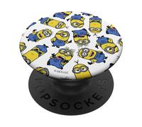 Despicable Me Minions Group Shot Minion Pattern PopSockets Adhesive PopGrip