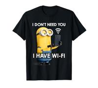 Despicable ME Minions I Don't Need You Have Wi-Fi Portrait T-Shirt