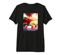 Despicable Me Minions Jerry Sunset Float Graphic T-Shirt Premium T-Shirt