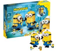 Despicable Me Minions Series Building Anime Figure Mini Cute Collectible Model Toys Bloks Construx Room Ornament Birthday Gift 1