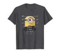 Despicable Me Minions Stuart Didn't Do It T-Shirt, Men, Dark Heather Grey, Medium
